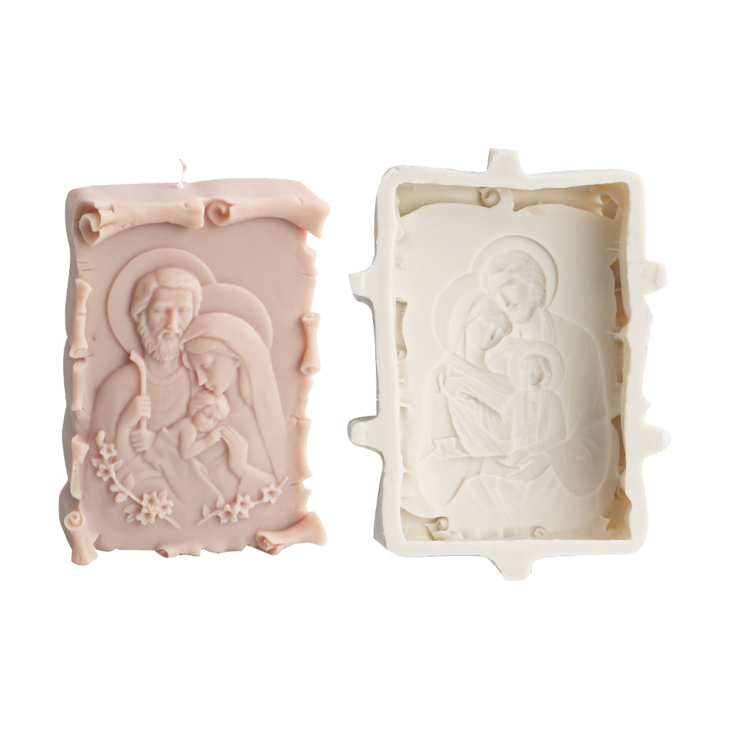 WINDLAND Gypsum Casting Mold Silicone Mould for Candle Artistic Home Decoration Molds