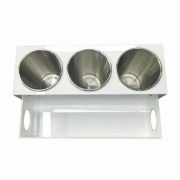 WINDLAND Hair Dryer and Curler Organizer Makeup Accessories Holder Multifunctional Storage Box for Bathroom Vanity or Kitchen Use