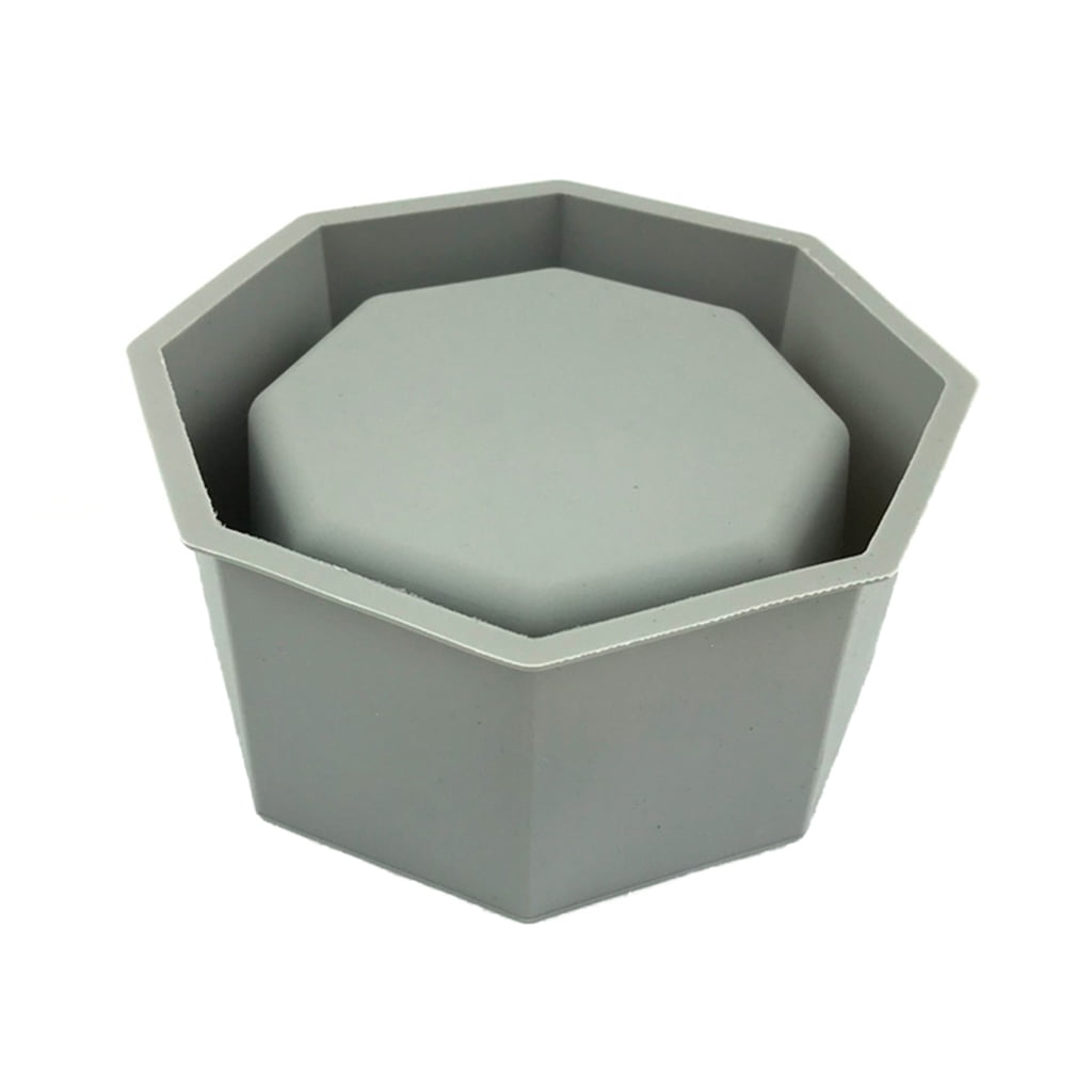 WINDLAND Handmade Succulent Planter Flowerpot Silicone Mold Concrete Plant Flower Pot Epoxy Resin Mold DIY Candle Holder Mould