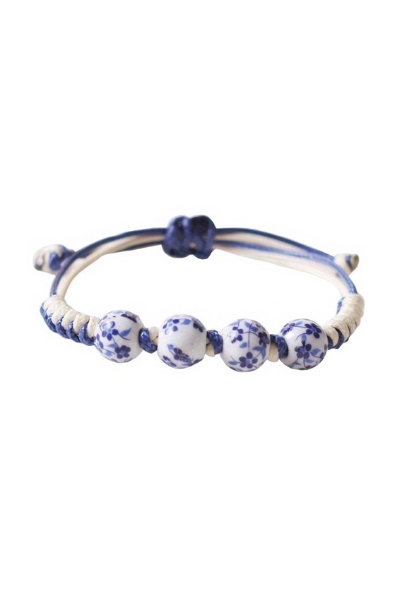 Handcraft Sturdy Ceramic Bead Bracelet Featuring Fashionable Eastern Designs