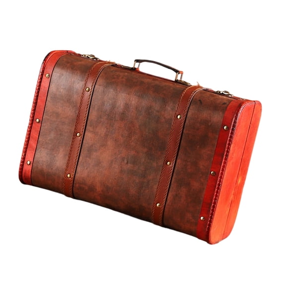 WINDLAND Handcrafted Wood And Faux Decorative Box Traditional Pattern Storage Organiser For Home Decoration Essential