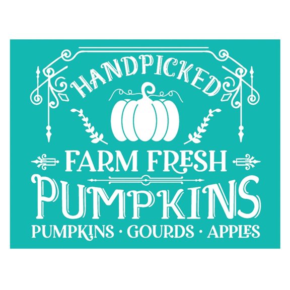 WINDLAND Handpicked Pumpkin Silk Screen Stencils DIY Silkscreen Pattern Stencils-Decor