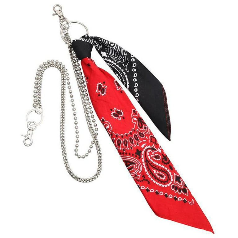 WINDLAND Harajuku Hip Hop Paisley Biker Bandana with Double