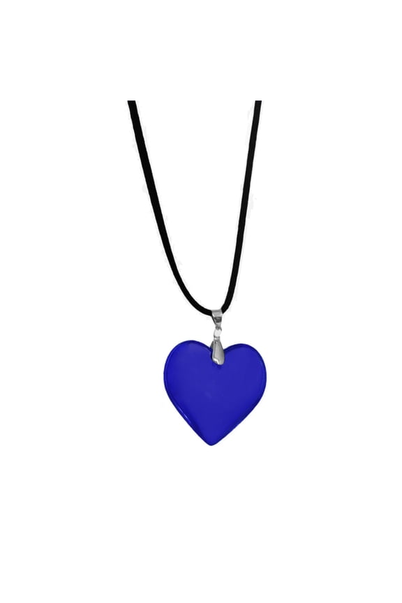 Unique Crystal Heart Necklace Fashion Sweet Cool Heart Clavicle Chain Lace Up