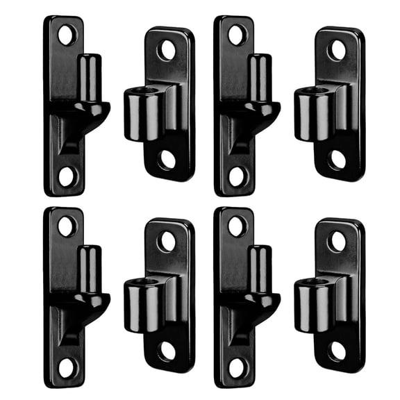 WINDLAND Heavy Duty Steel Gate Hinges Wall Mount Gate Hinges set for Farm & Wooden Fence