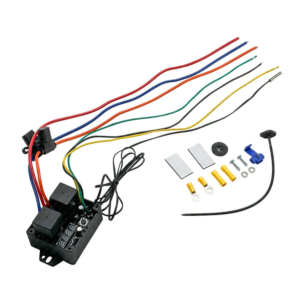 WINDLAND High Efficiency Aluminum Cooling Two Fan Control Module With ...