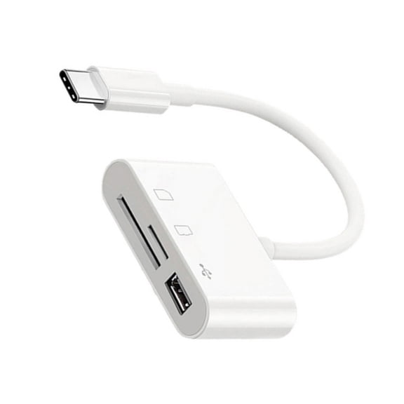 WINDLAND Compactly USB C Memory Card Reader Compatible for Multiple Device Plugs and Play