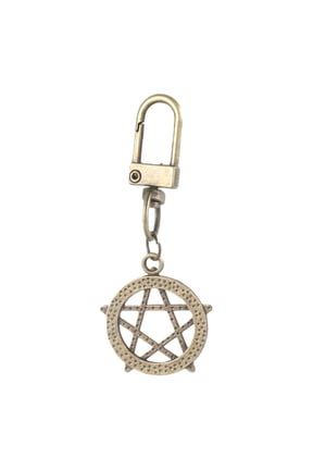 Stylish Hollow Five Point Star Keychain Charm Pendant Portable Fashion Sturdy Alloy Key Holder Accessory Daily Use
