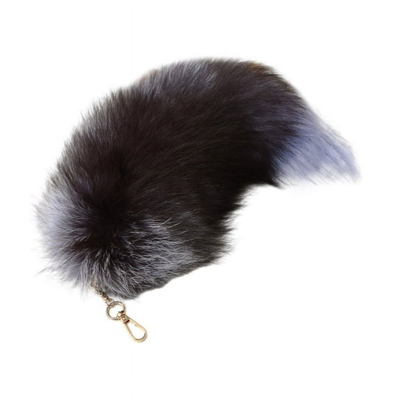 WINDLAND Imitation Furs Foxes Tail Pendant Toy Backpack Pendant Animal Tail Keychain