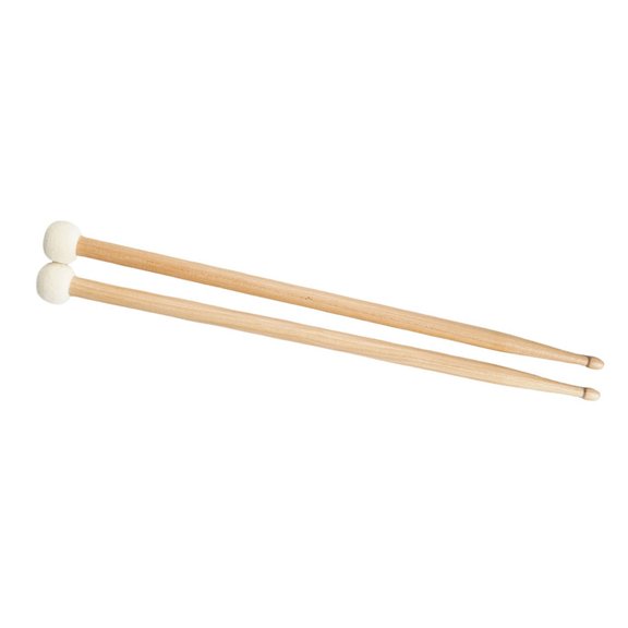 WINDLAND Instrument Practice Playing Drum Mallets Felt Head Drum Sticks Timpani Drumstick