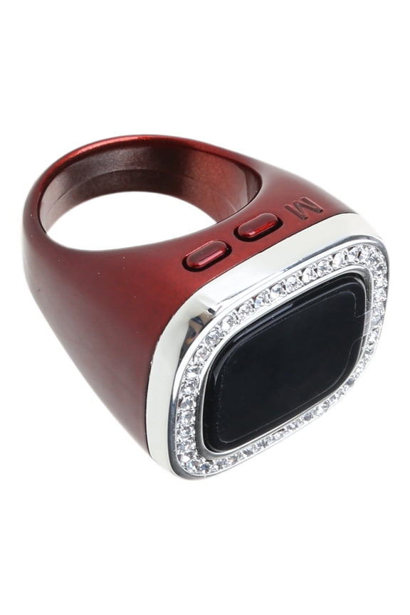 Islamic Prayer Tracks Rings with Large Display & Vibrating Alert Finger Counter