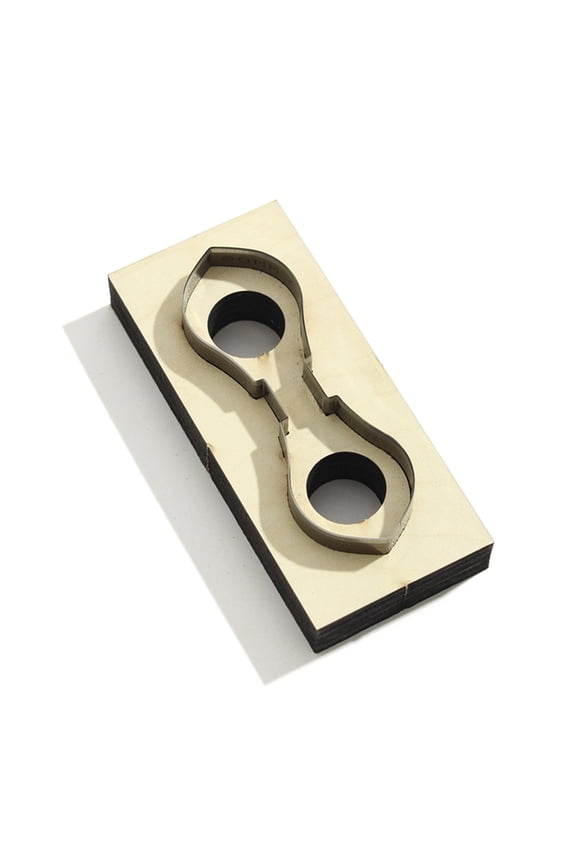 Japan Steel Knife Mold Multifunctional Wallets Punch Knife Mould Cutting die Craft DIY for Key Ring Wooden Template Knife Earring