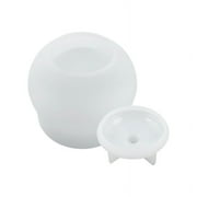 WINDLAND Jar Resin Moulds Silicone Resin Jar Moulds with Lid Silicone Molds Epoxy Moulds with Lid for Storage Container Candy Jar