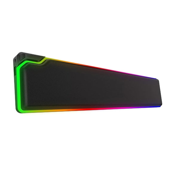 WINDLAND RGB Keyboard Cover Colorful Surface Black Mouse Pad for Computer Gamer Office