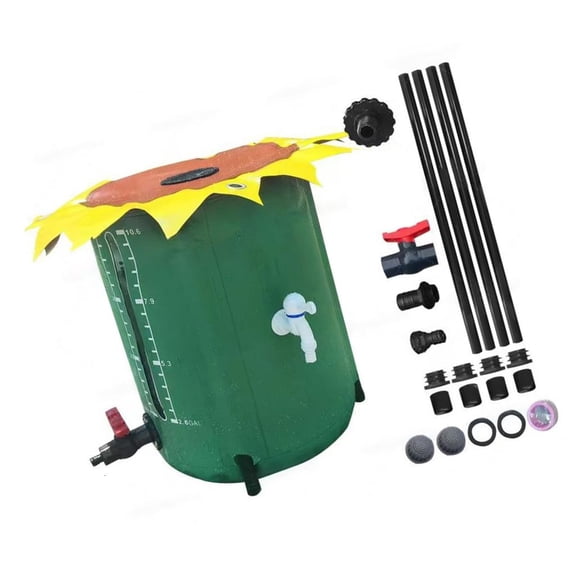 WINDLAND Large Capacity Foldable Bucket Smooth Edged Rainwater Harvesting Durable PVC Construction For Yard Garden Plant Watering