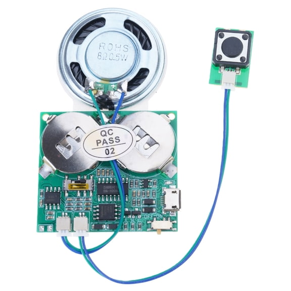 WINDLAND Light Sensors Sound Module MicroUSB Recordables Sound Chip for DIY Voice
