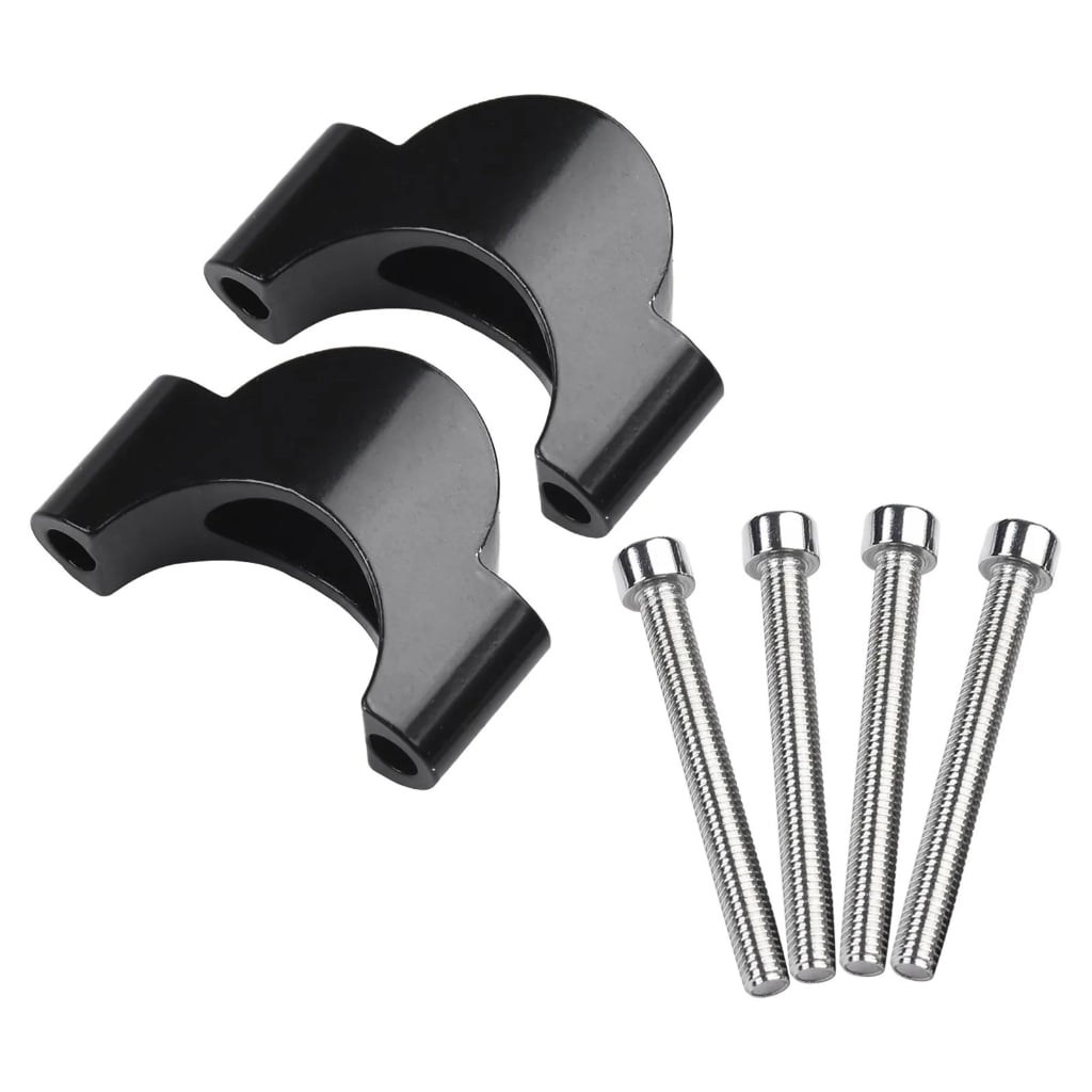 Mini Riser Handlebars WINDLAND Light weight Durability Handlebars Set Risers Set Motorcycle ...