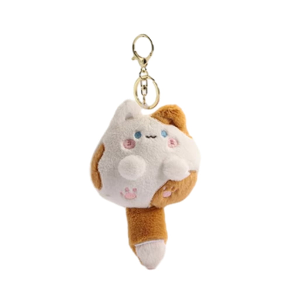 WINDLAND Lightweight Squeaking Cat Pendant Portable Keychain Stuffed