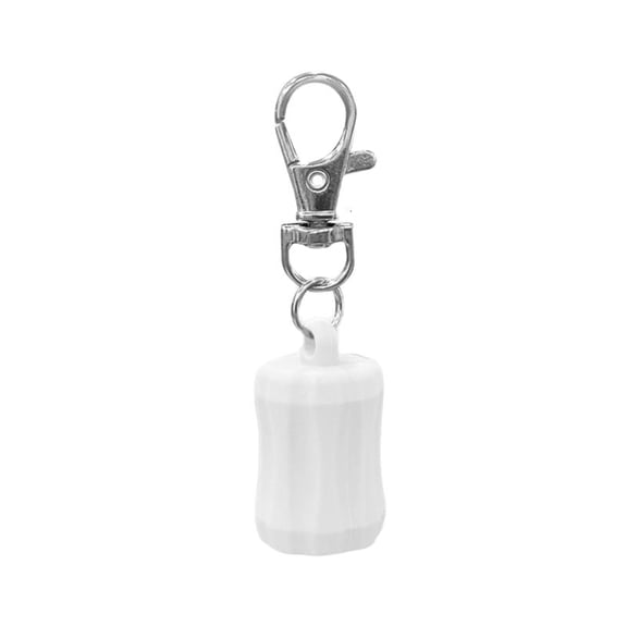 WINDLAND Lip Balm Holder Keychain Caps Unique Lipstick Lid Key Accessory Silicone Texture