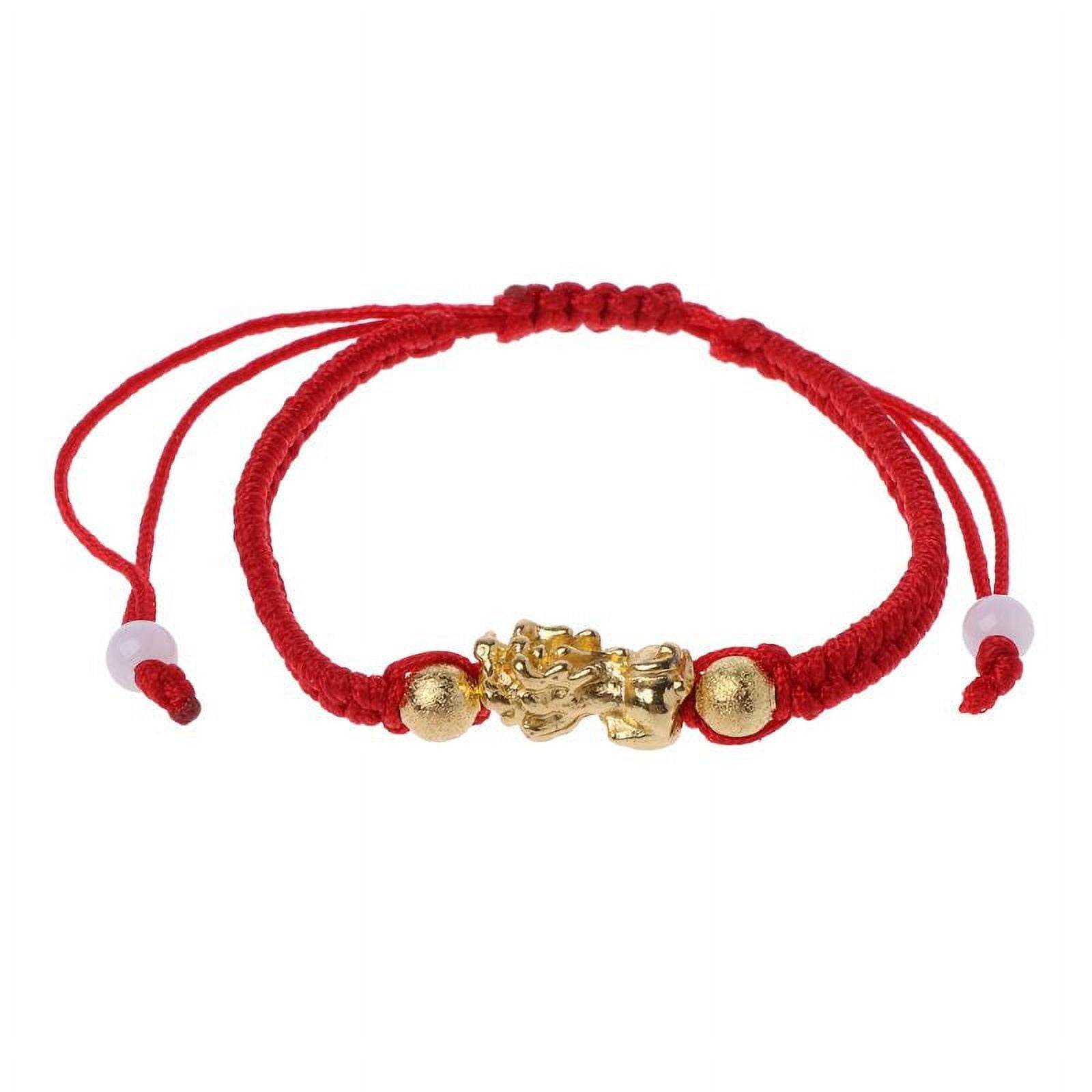 Chinese Red Bracelet Gold