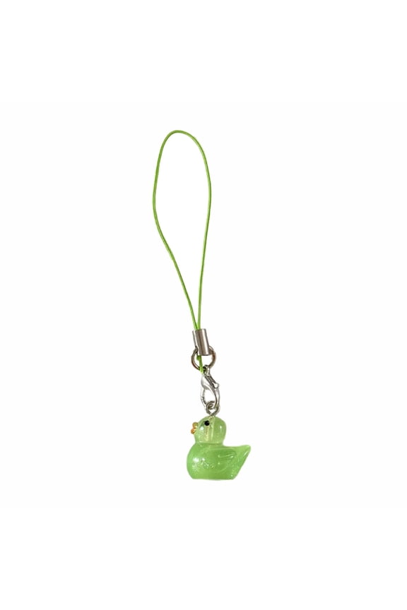 Nighttime Safety Luminous Duck Keychain Charm Pendant Handy Illumination Tool