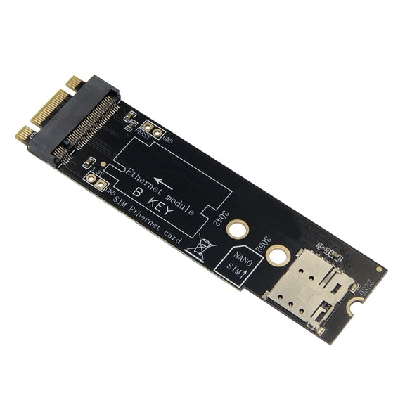 WINDLAND M.2 B & M Key Expansion Card With USB Cable Support 3.3V Voltages 80mm Length