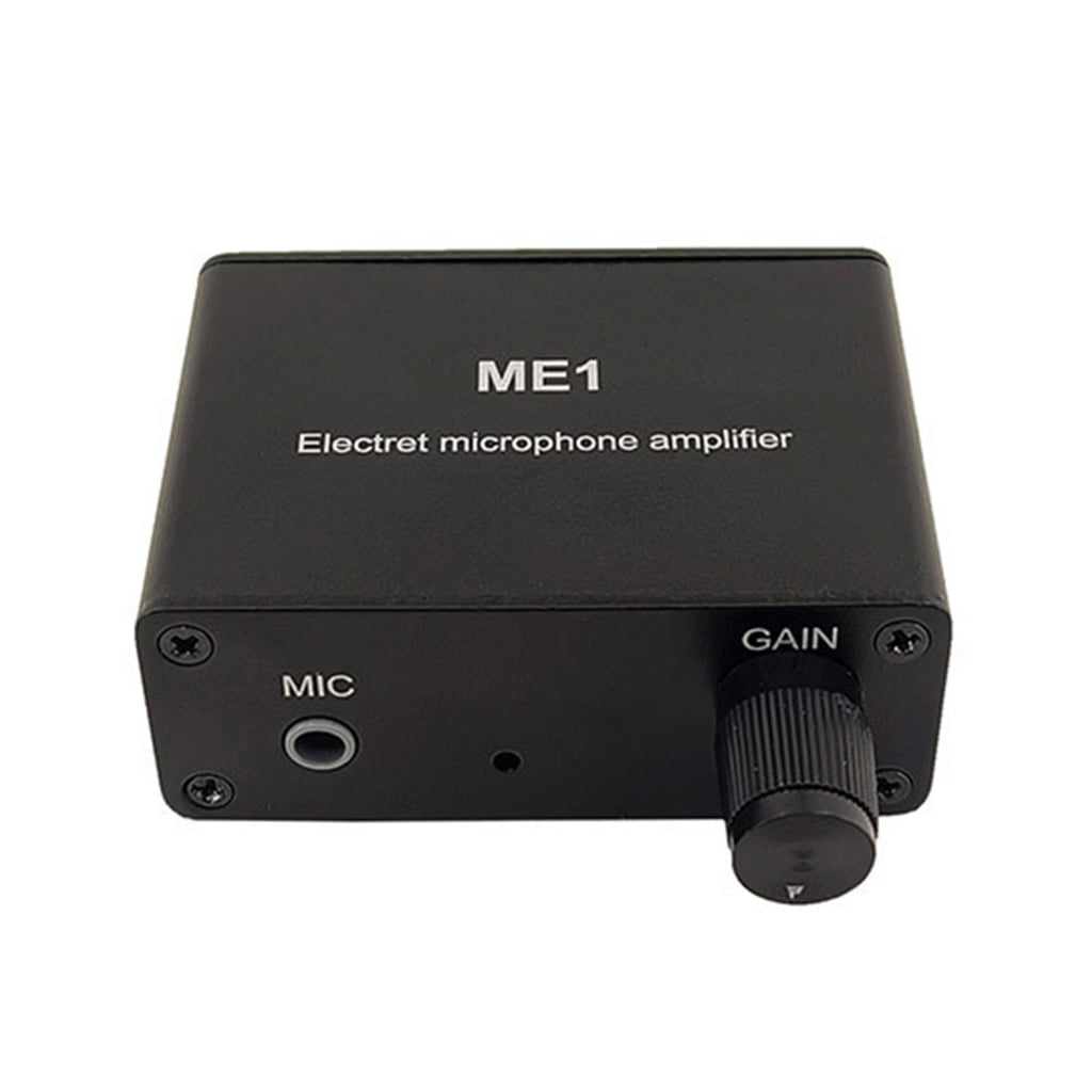 WINDLAND ME1 Electret Microphone Amplifier Adjustable 5-12V Power Supply for Electret Mic