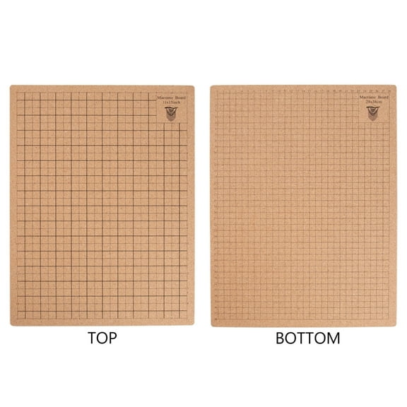 WINDLAND Macrame Board Grided Cork Board 8'', 12'', 16'' for Bracelet Project DIY Craft Jewelry Making Weaving Kniting Weaving