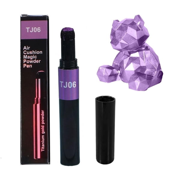WINDLAND Magic Air Cushion Powder Pen Holographic for Titanium Powder Chameleon Pigment for Epoxy Resin Casting DIY Art Mold Craf