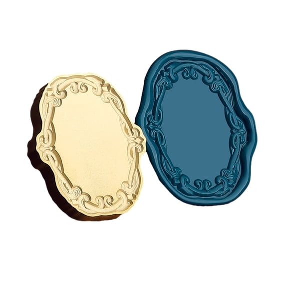 WINDLAND Matte Photo Frame Stamp Sealing Wax Stamp Head Fire Paint Lacquer Brass Seal Wax