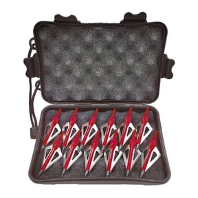 WINDLAND Metal Hunting- Arrow- Points Tips Broadheads 100/125 Grain 3 Fixed Blade