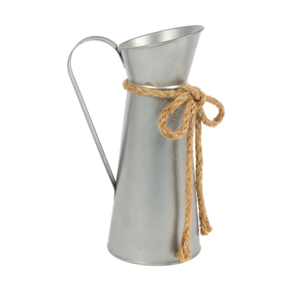 WINDLAND Metal Pitcher Vases Vintage Farmhouses Decors Milk Jugs Flower Display Container