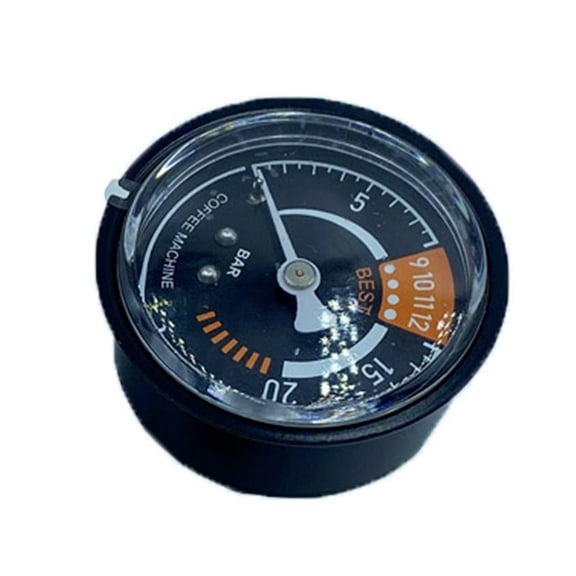 WINDLAND Metal Pressure Gauge Coffee Brewing Control Tool Coffee Gauge Metal Texture