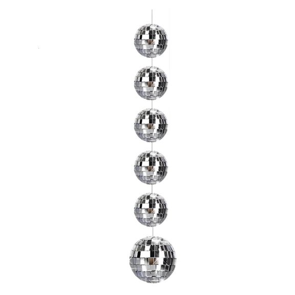 WINDLAND Metallic Disco Ball Decoration For Christmas Tree Birthday Backdrops Wedding