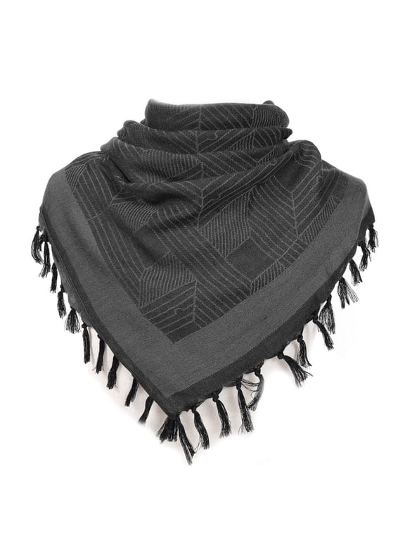 Military Shemagh Desert Windproof Scarf Cotton Blend Scarf for Men and Women