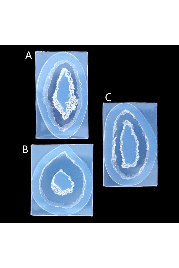 Mini Geode Silicone Resin Molds Keychain Molds for Epoxy Resin Jewelry Molds