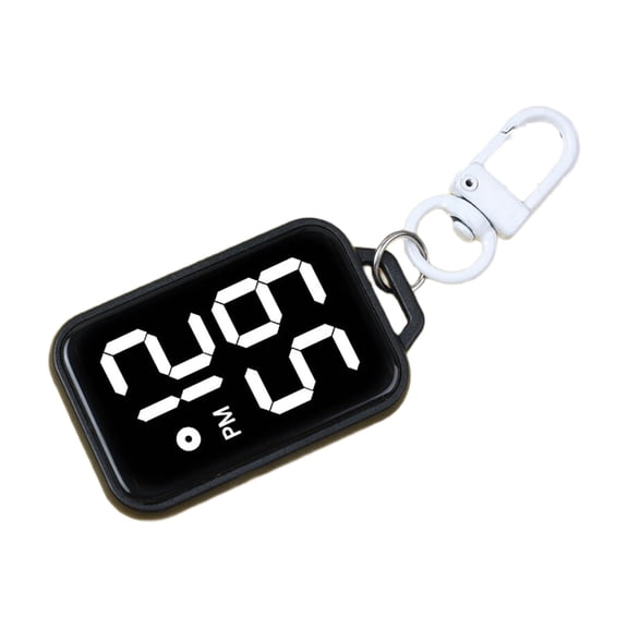 WINDLAND Mini Keychain Electronic Clock Portable Time Display Device Backpack Watch Gift