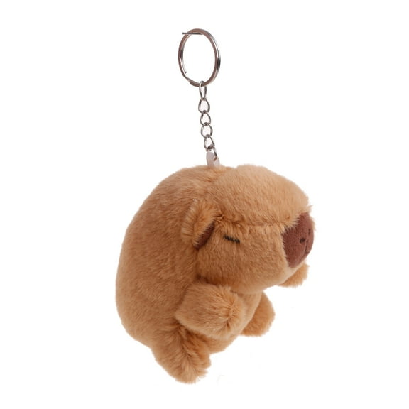 WINDLAND Mini Plush Capybara Charm Keychains Cute Pendant Fashion Jewelry for Women Girls