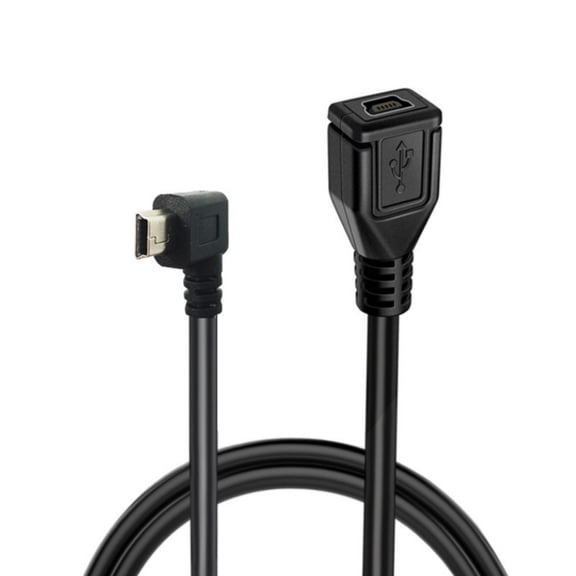 WINDLAND Mini USB Male to Female Charging Cord USB Charging Cable Fast Data Transfer