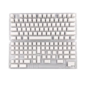 WINDLAND PBT Keycaps Minimalistic White for 108 104 100 980 96 87 84 75 68 64 61 Layouts