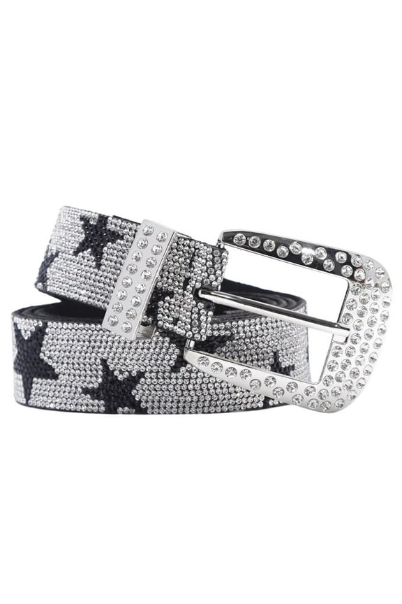 Modern Women Jeans Belt Studded Western Punk Belt Impressive Gothic Style
