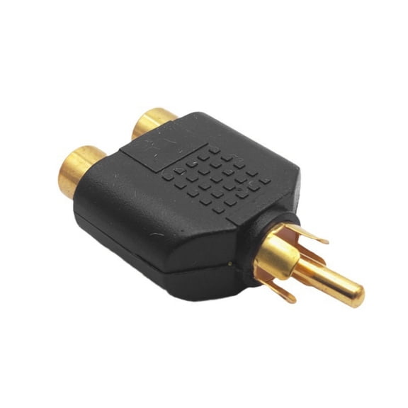 WINDLAND Mono Auditory Splitter Cable Adapter 1 Male to 2 Female Enhances Auditory Video
