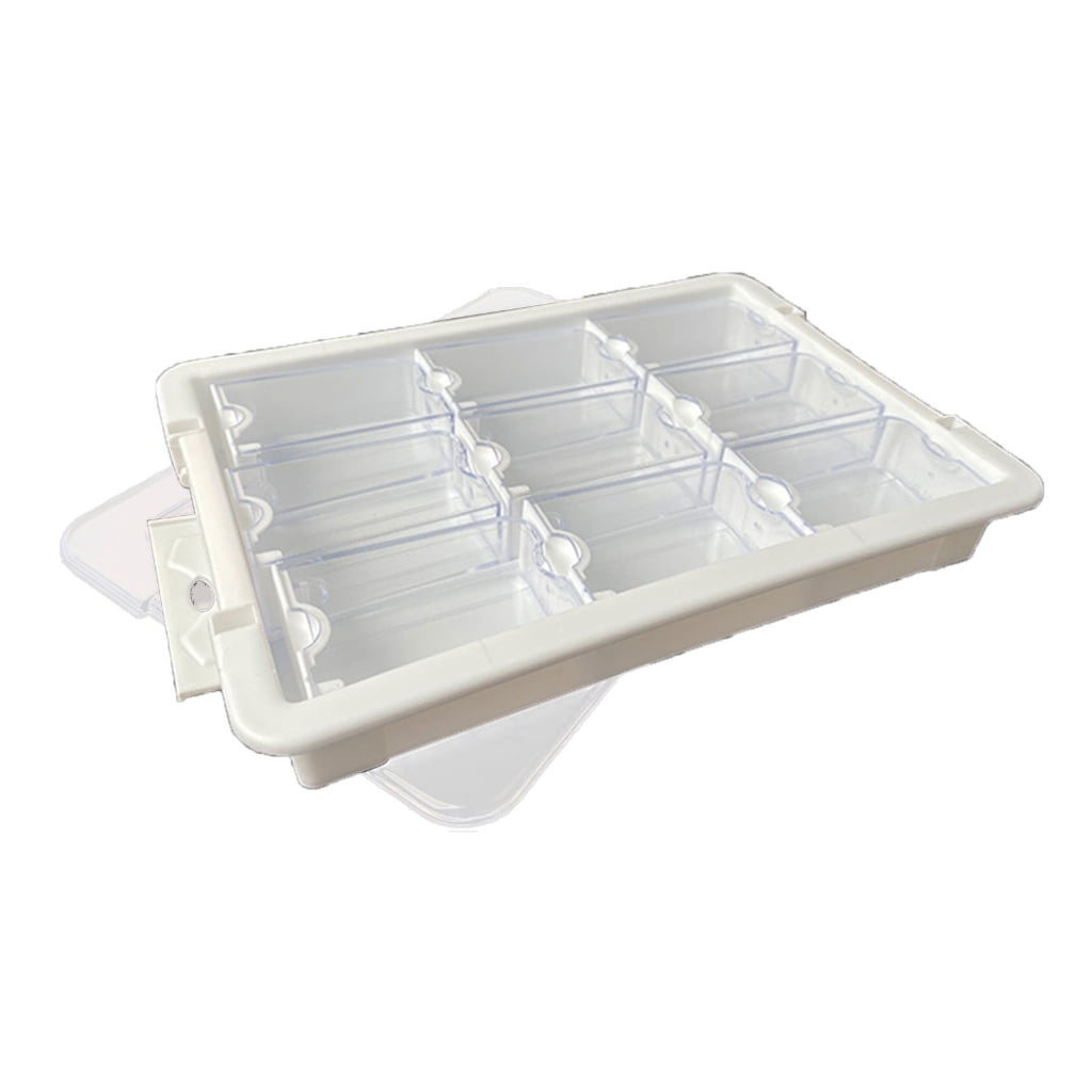 WINDLAND Sturdy Bead Storage Set with Individual Sections for Hobbyists and Professional