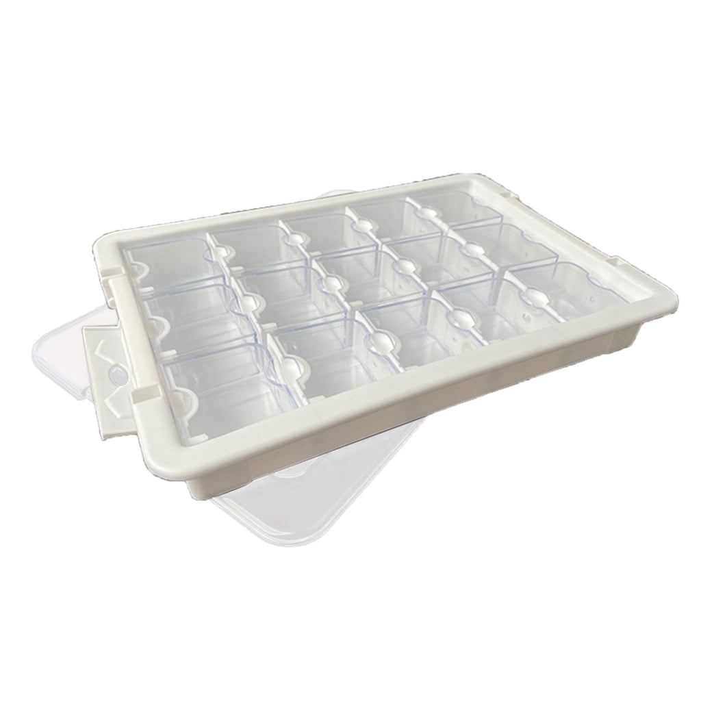 WINDLAND Sturdy Bead Storage Set with Individual Sections for Hobbyists and Professional