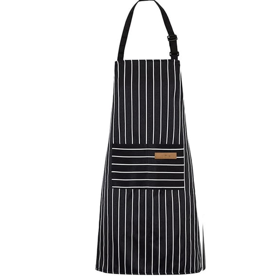 WINDLAND Multipurpose Striped Apron Adjustable Neck Strap and Waist Tie For Outdoor Work Restaurants And Home Cooking Baking Task
