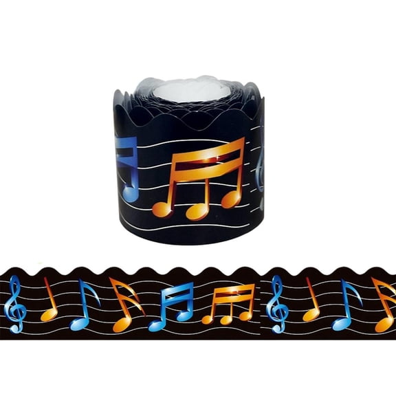 WINDLAND Music Theme Border Trim for Posters, Signs, and Party Tables