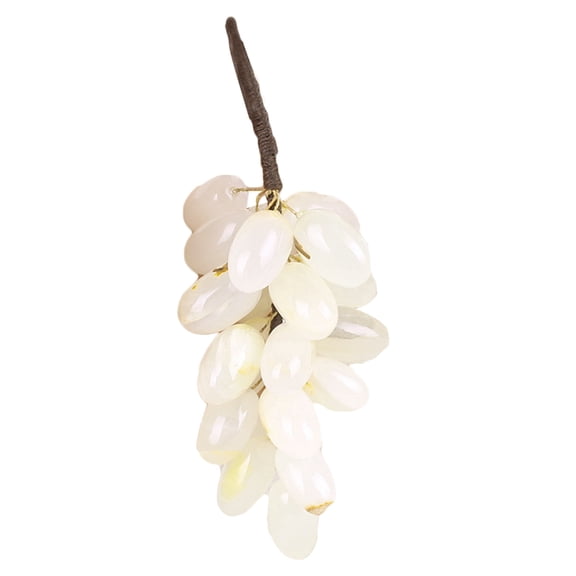 WINDLAND Natural Crystal Jade Grape Ornament Decorative Charm Crafts Accessory