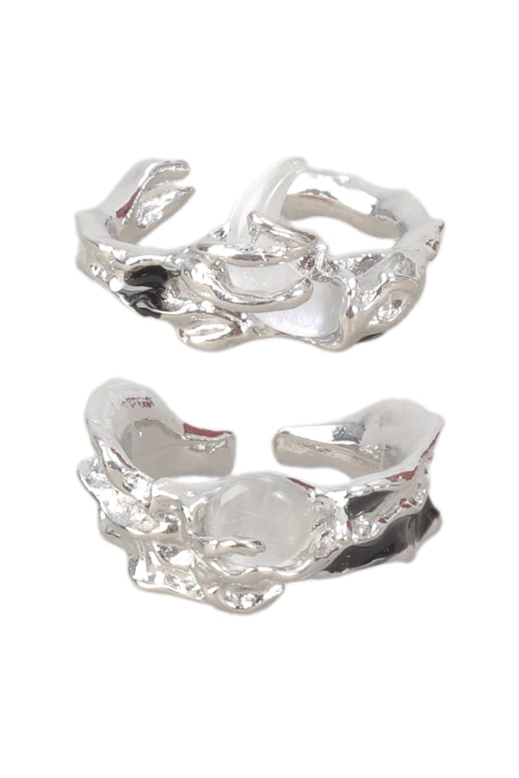 Artistic Carved Rings Featuring Sun and Moon Motifs Rings Jewelry for Expressing Love in Weddings and Anniversaries