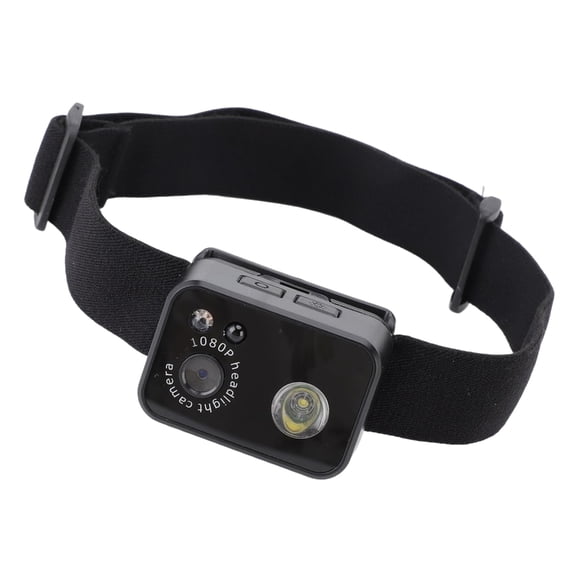 WINDLAND 2MP Headlamp Camera 1080P Video Recorder with Builts in LED Light Headbands Camera for Night Activity 1000mAh Battery