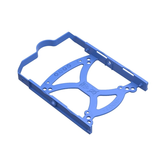 WINDLAND Noise Reduction Plastic Drive Bay Adapter Mount Frame Bracket for 5.25in to 3.5in/2.5in HDD SSD Quick Installation